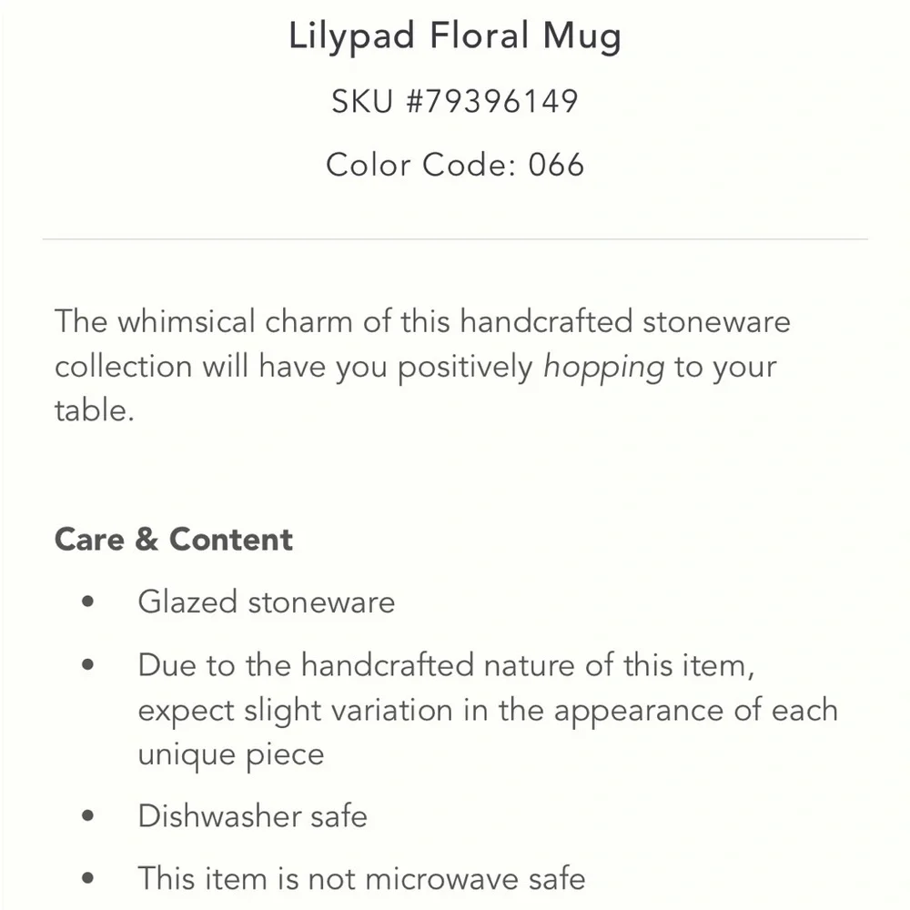 SPECIAL PRICING ๐ฅ Lily pad Mug Yellow - Picture 8 of 11